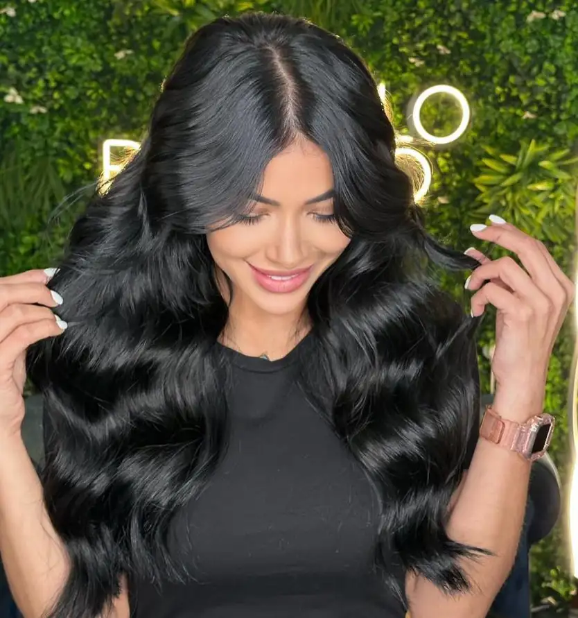 Color de pelo negro